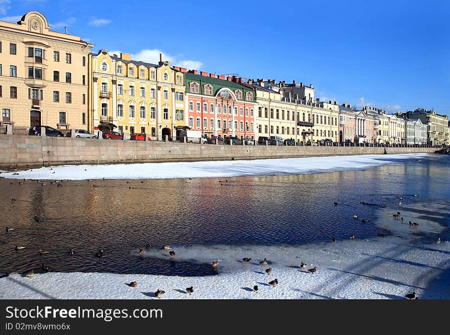 Saint-Petesburg. River Fontanka.