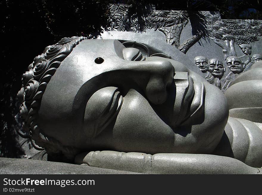 Giant buddha statue in Vietnam