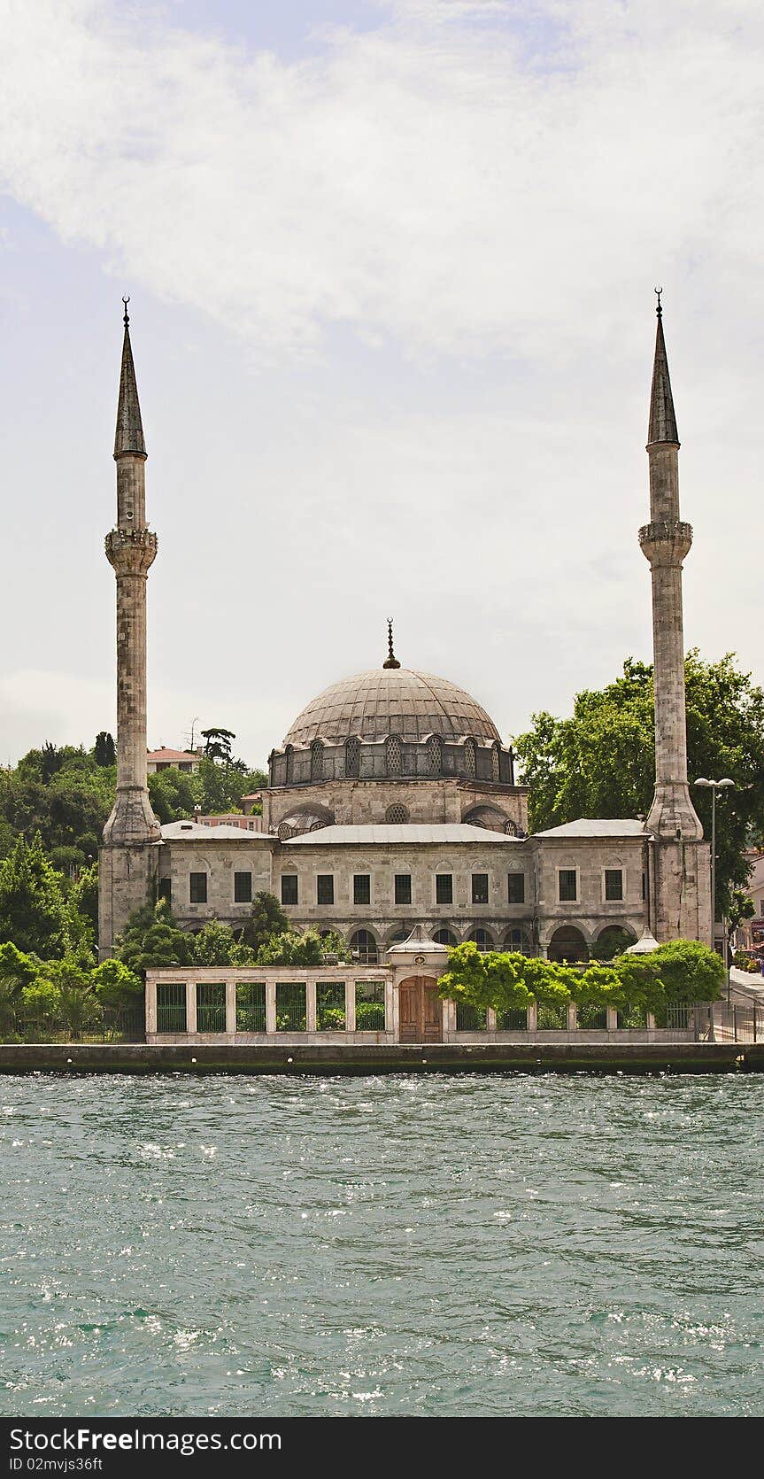 Mosque by a river