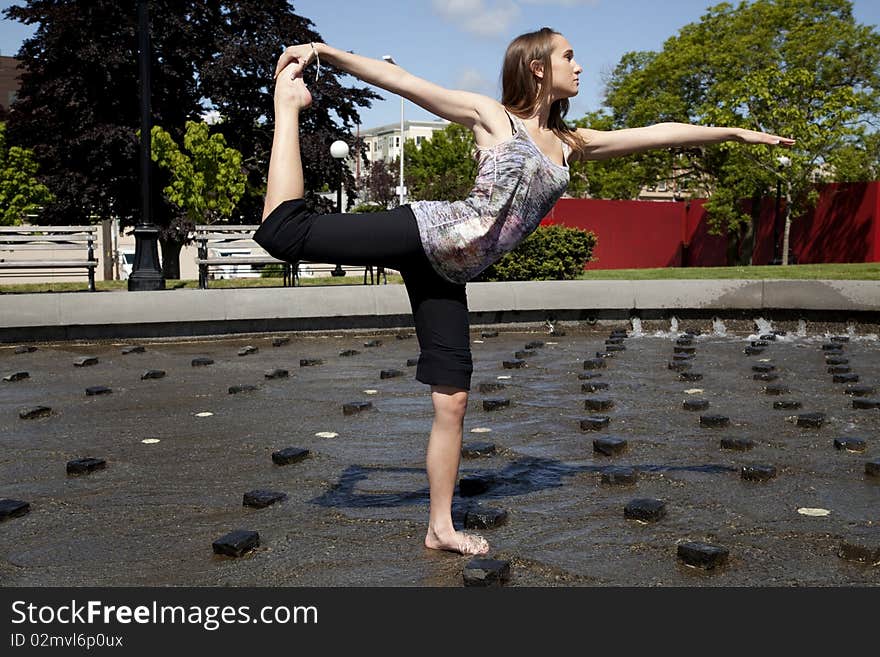 Yoga In The Water