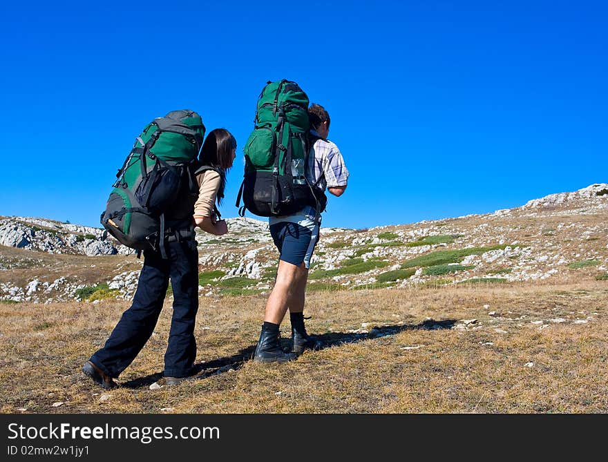 Hiking in the Crimea mountains