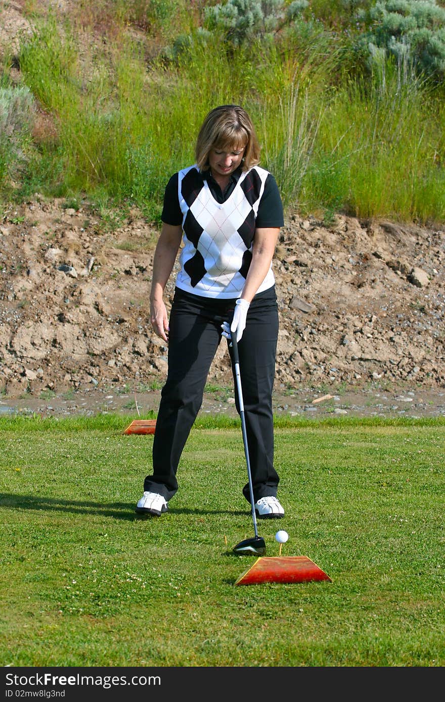 Female Golfer