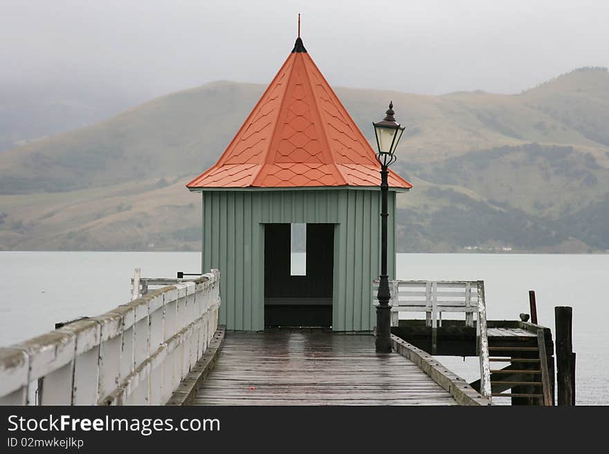 Rainy Wharf, Akaroa