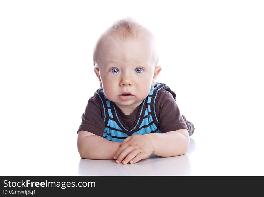 Photo of adorable young boy