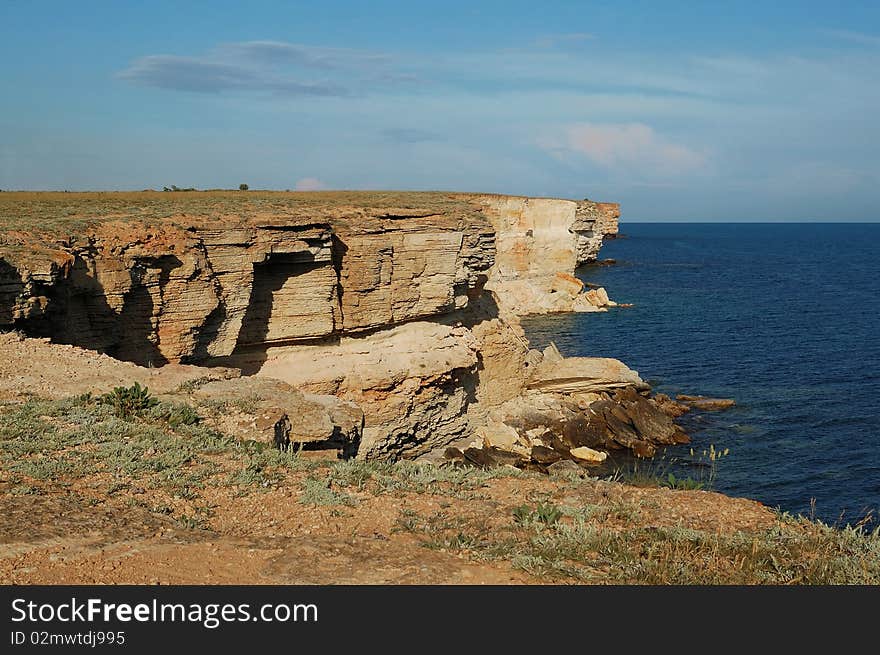 Steep coast