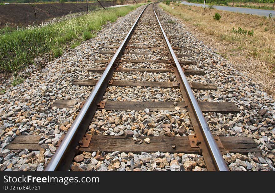 Railway from chiangmai to lamphun province