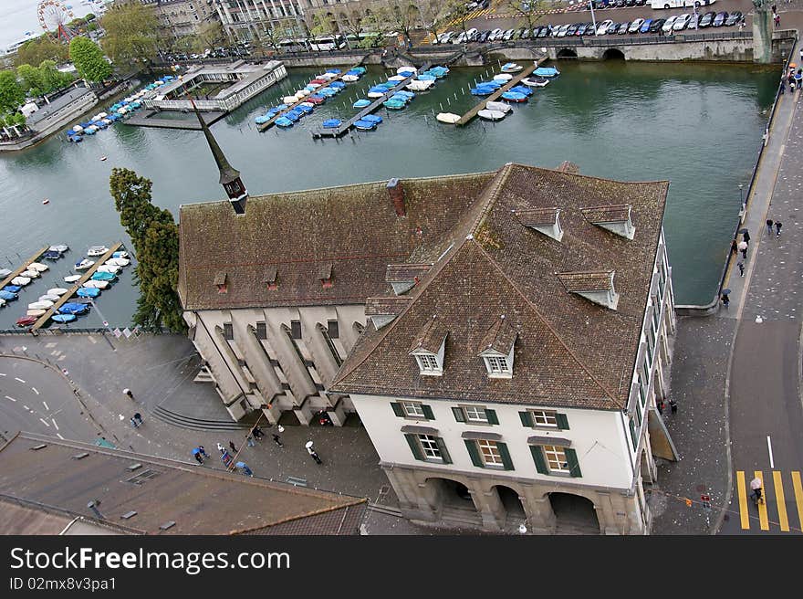 Switzerland, Zurich, view of the city