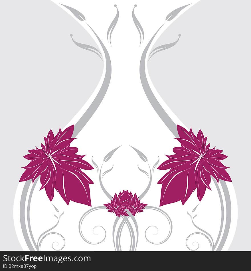 abstract  floral background