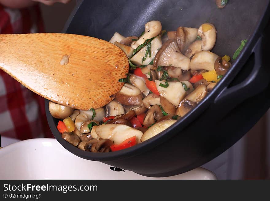 Cooking Mushrooms