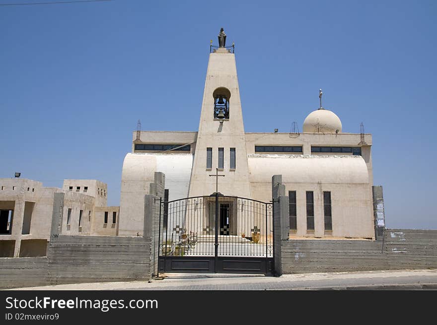 New Maronite church in nazareth. New Maronite church in nazareth