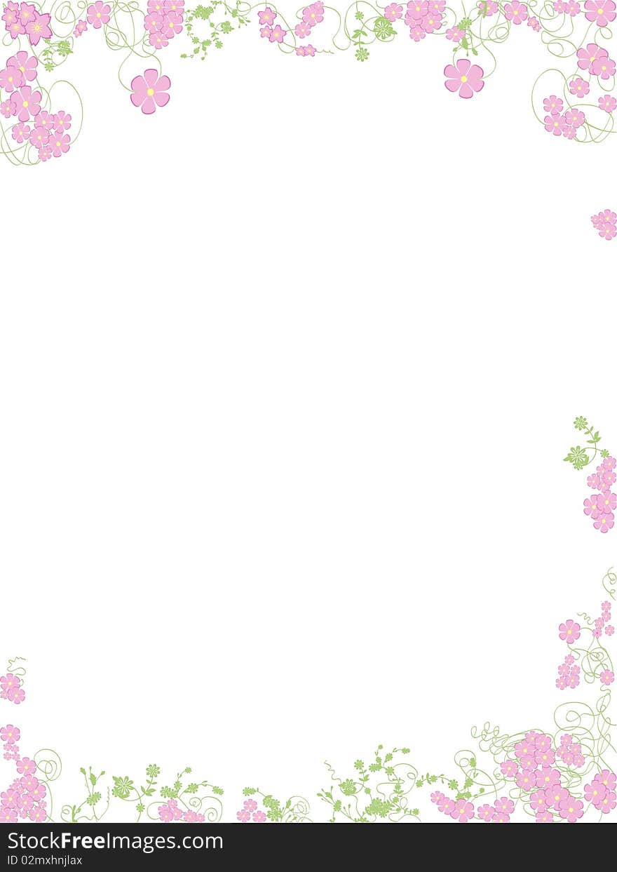 Vintage floral background