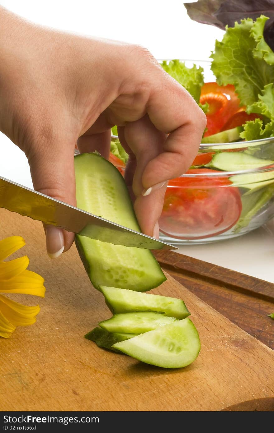 Salad Preparing