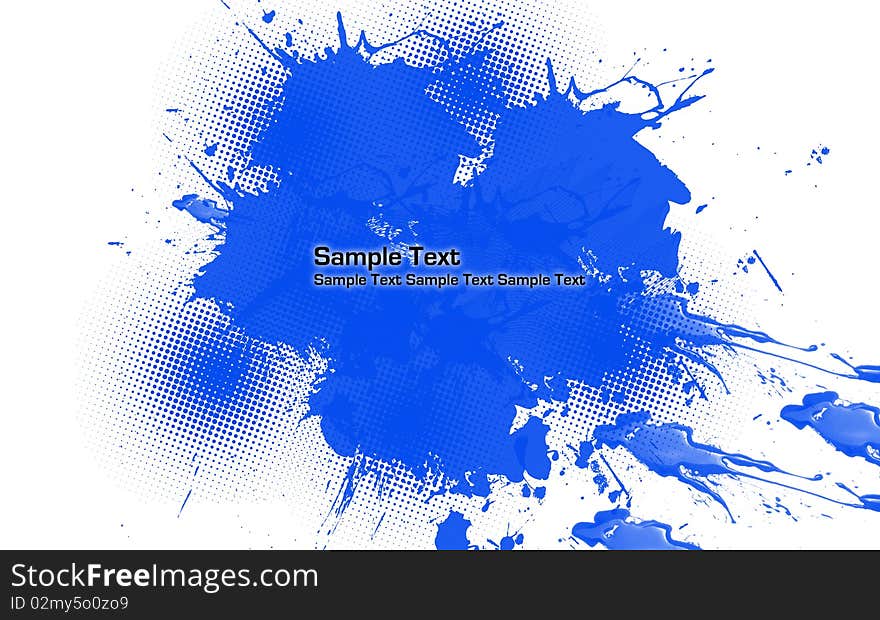 Blue Splash Background