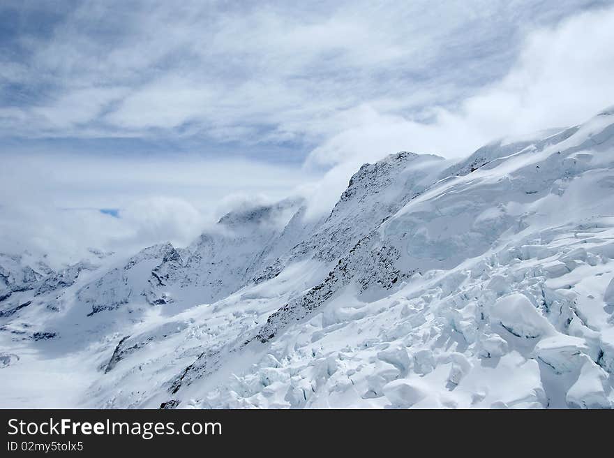 Snow mountains