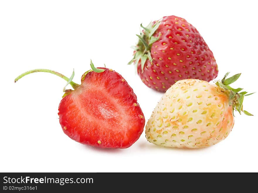 Fresh red strawberry isolated background. Fresh red strawberry isolated background