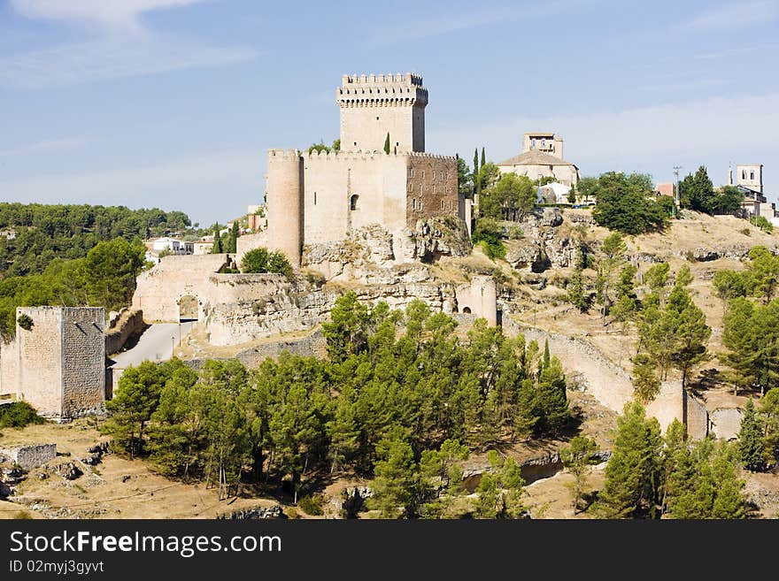 Marques de Villena Castle, Alarcon, Castile-La Mancha, Spain