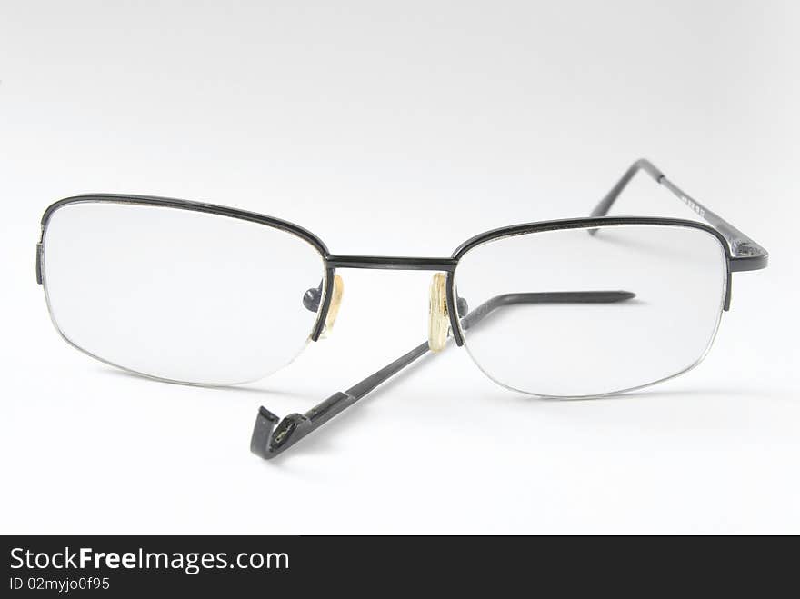 Broken eyeglasses