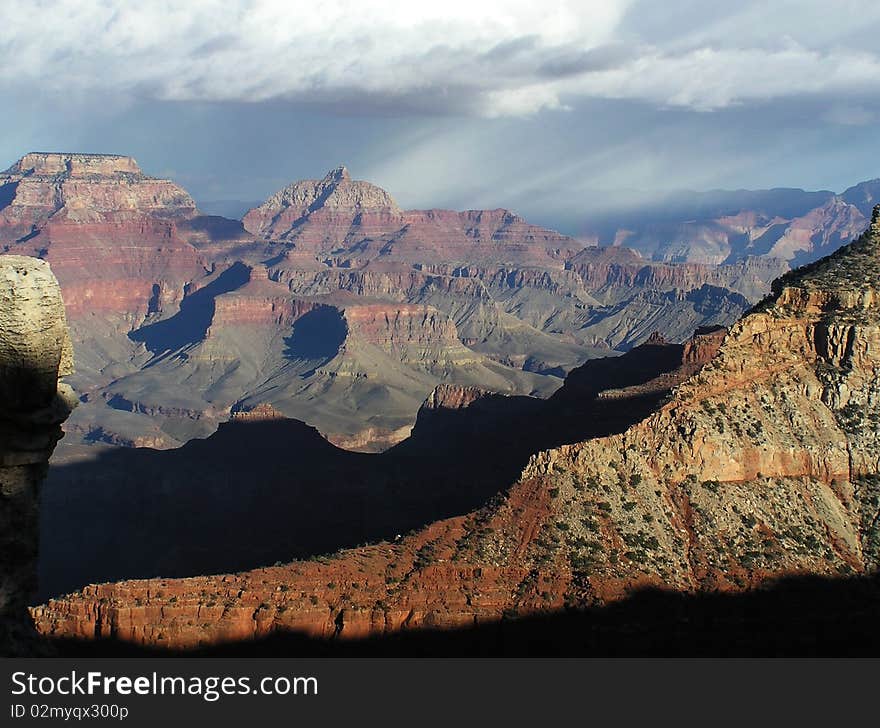 Cloulds On The Grand Canyon