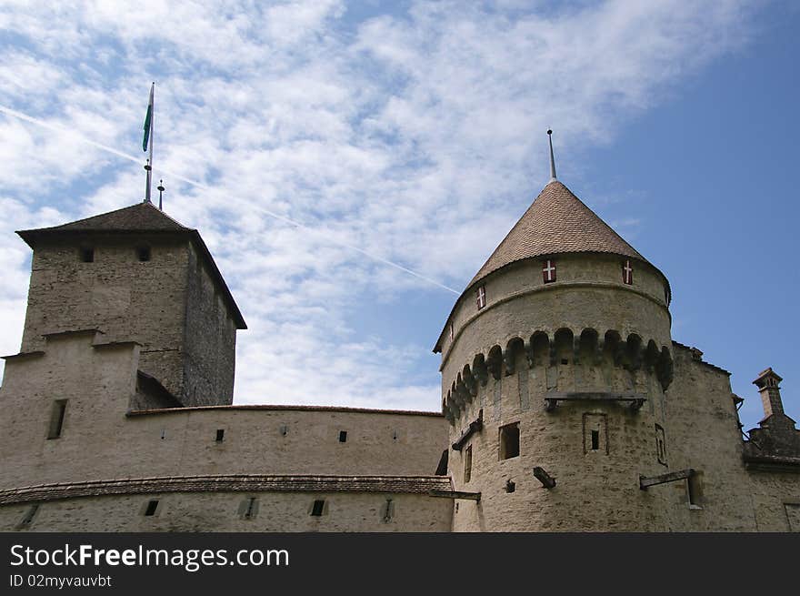 Switzerland - Chateau de Chillon on the lake Leman near Montreux