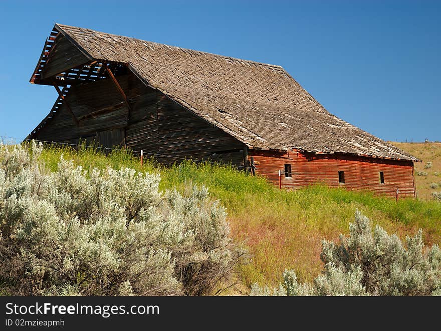 Sage and Barn Overhang