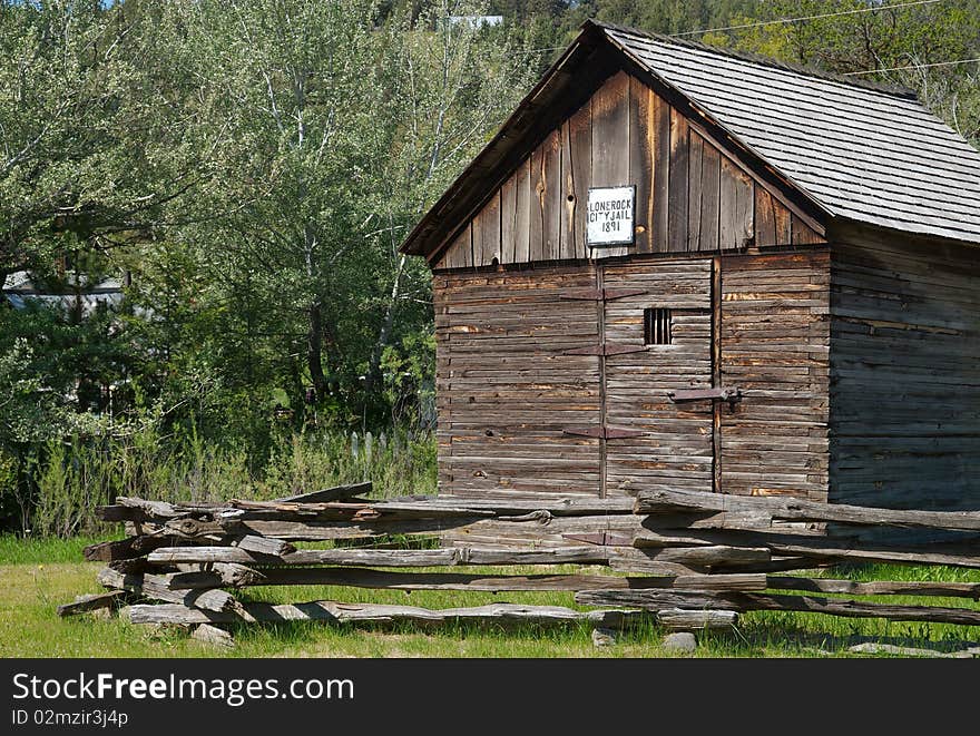 Ghost Town Jail, Lonerock, Oregon