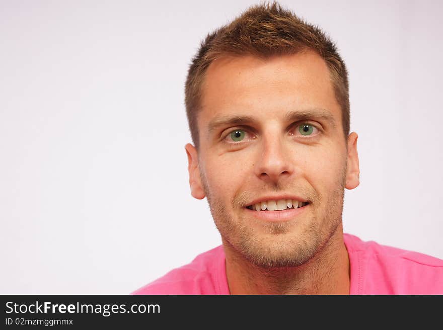 Young Man With Green Eyes