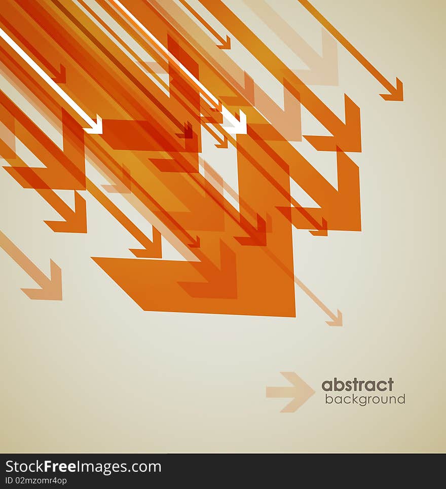 Abstract colored background with arrows.