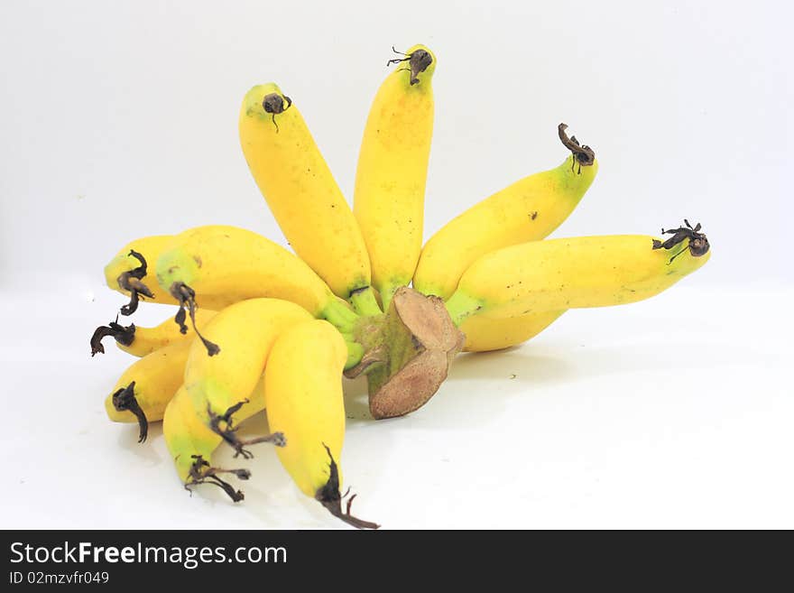 Asia mini banana .,one of delicious fruit. Asia mini banana .,one of delicious fruit