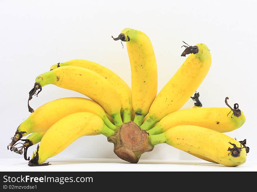 Asia mini banana .,one of delicious fruit. Asia mini banana .,one of delicious fruit