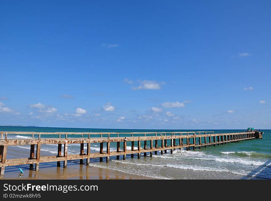 Sea Sand And Blue Sky