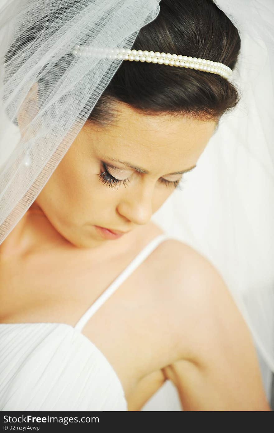 Portrait of beautiful  bride