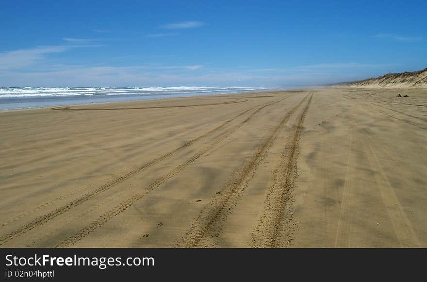 Ninety mile beach, Northland, New Zealand