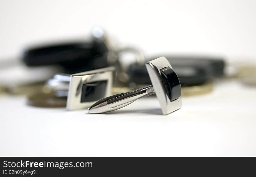 After a night out on the town, this is whats on the bedside table: cufflinks, change & keys. After a night out on the town, this is whats on the bedside table: cufflinks, change & keys.