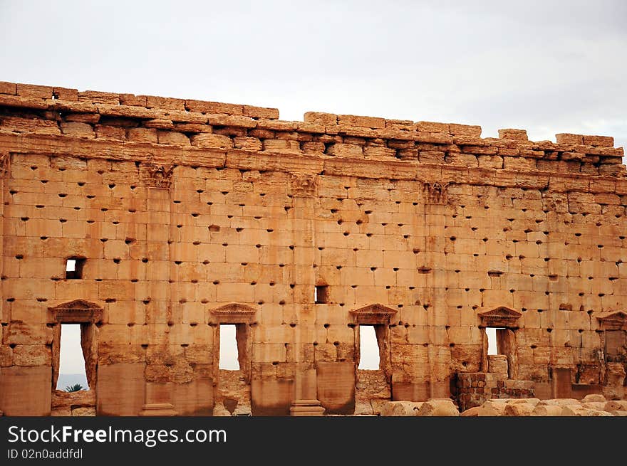 An ancient city in Syria