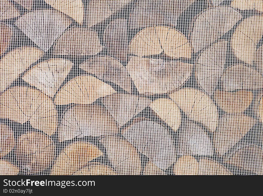 Pile of wooden logs