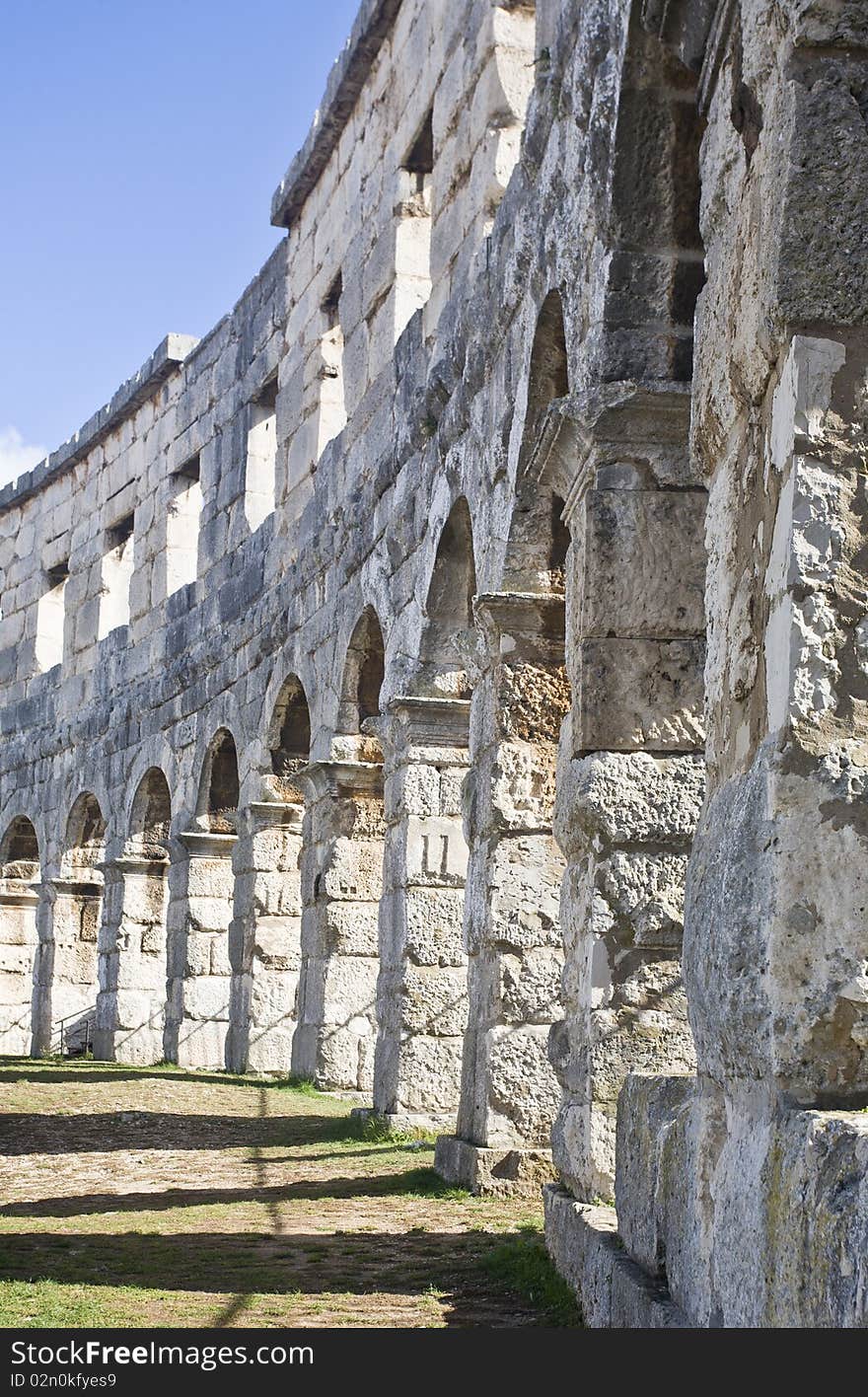 One of the world's best preserved amphitheaters in Pula croatia. One of the world's best preserved amphitheaters in Pula croatia.