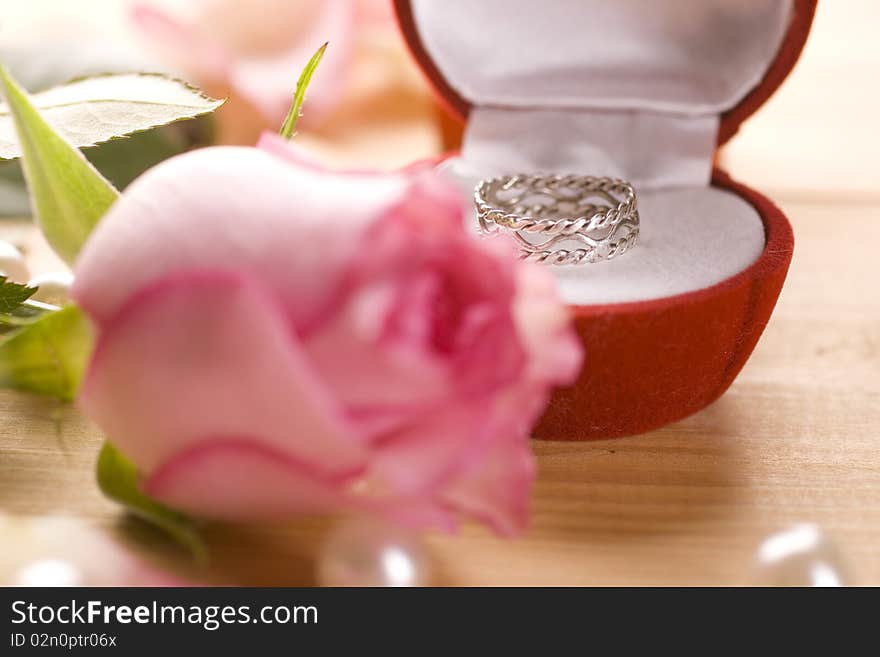 Symbol rings and pink roses