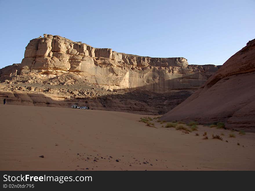 Bivouac in Libyan desert