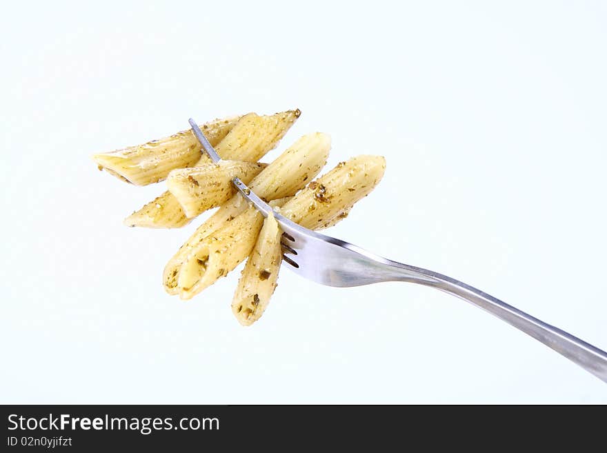 Penne with pesto