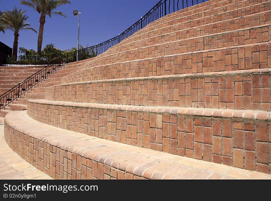 Amphitheater at the hotel.