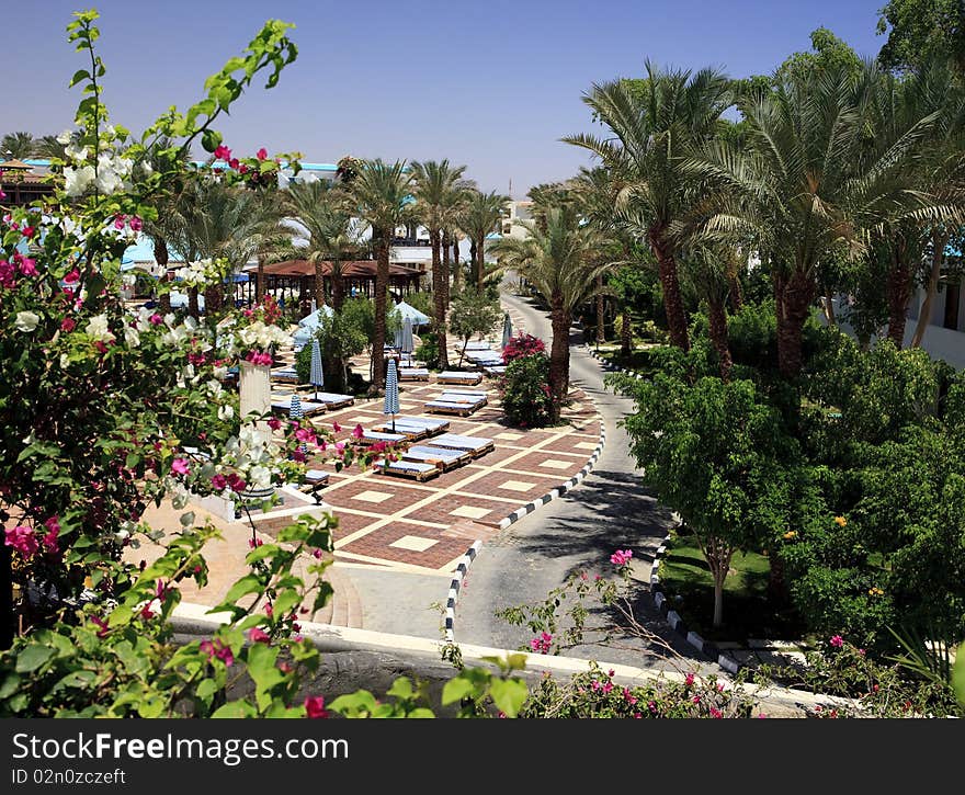 Sultan Garden Area hotel. Sharm El-sheikh. Egypt.