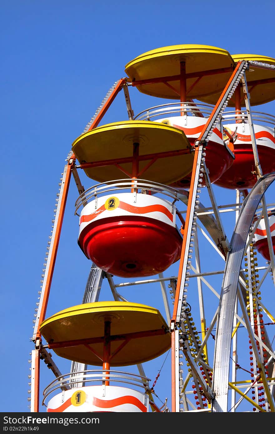 Colorful ferris wheel