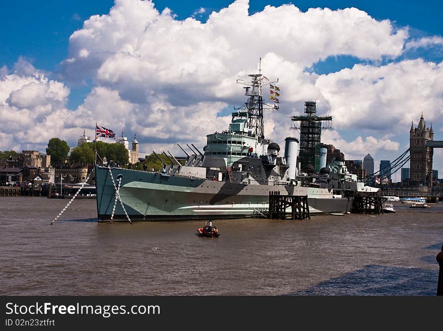 London City Cityscape in the summer