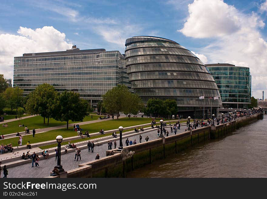 London Modern City Cityscape in the summer