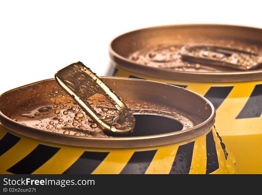 Cans With Water Droplets