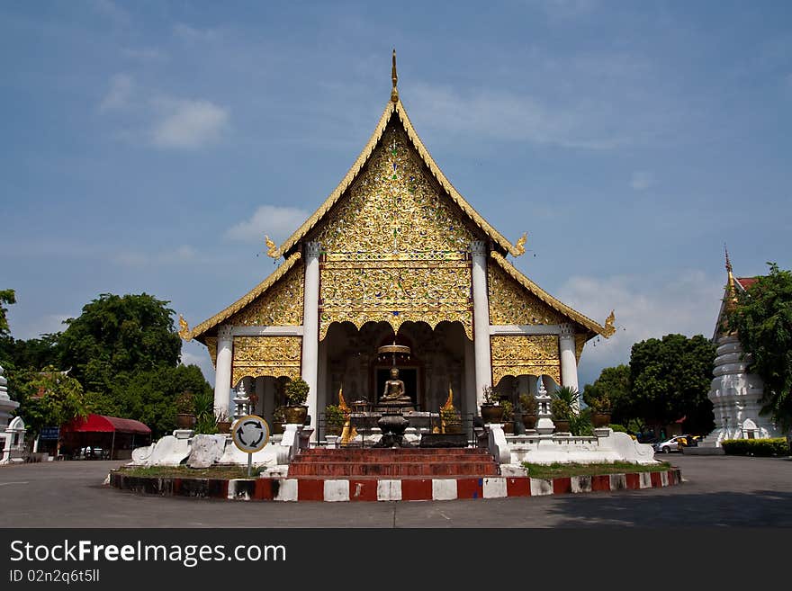 Lanna Temple in Chiang Mai Northern Thailand. Lanna Temple in Chiang Mai Northern Thailand