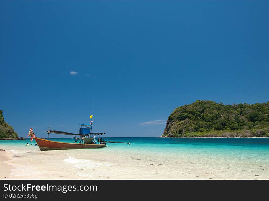 Beauty Beach With Blue Sky