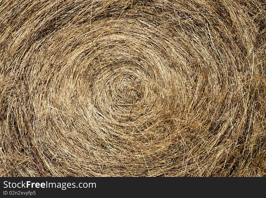 Hay Bale close up