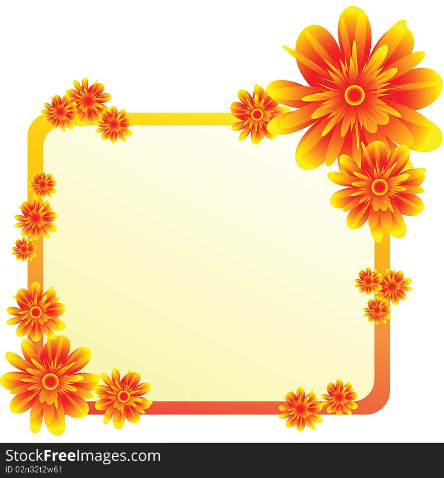 Framework with bright colours. Vector illustration.