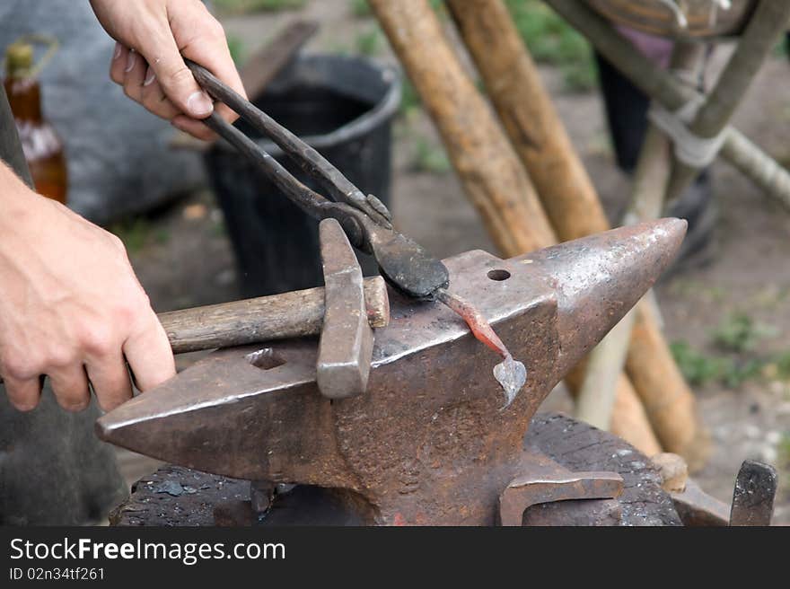 Blacksmith At Work